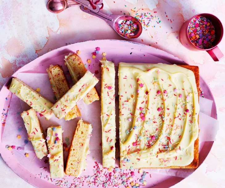 Sprinkle (funfetti) blondies