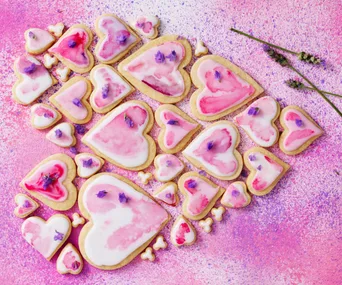 Valentines cookies
