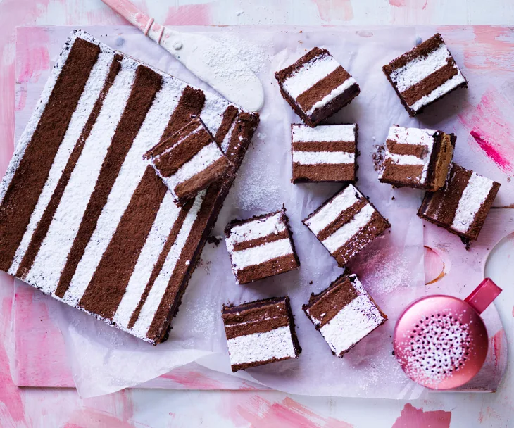 Chocolate hazelnut slice