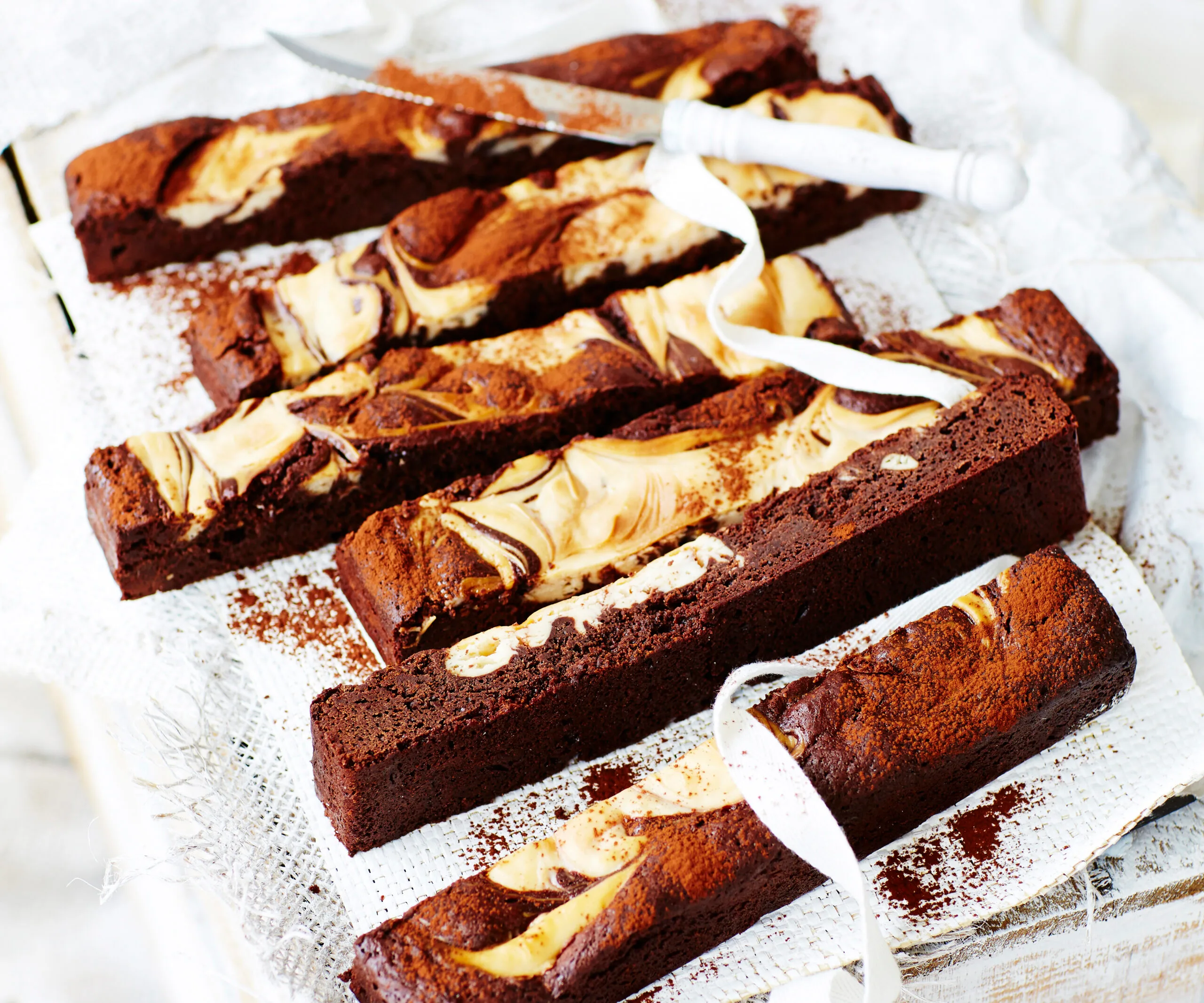 Star performers - Marbled cheesecake Brownies