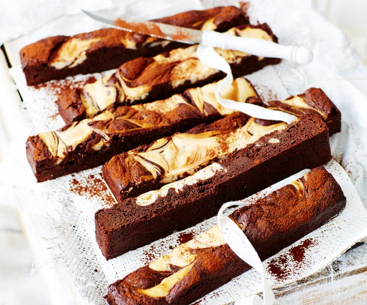 Star performers - Marbled cheesecake Brownies