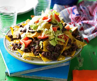 bean nachos