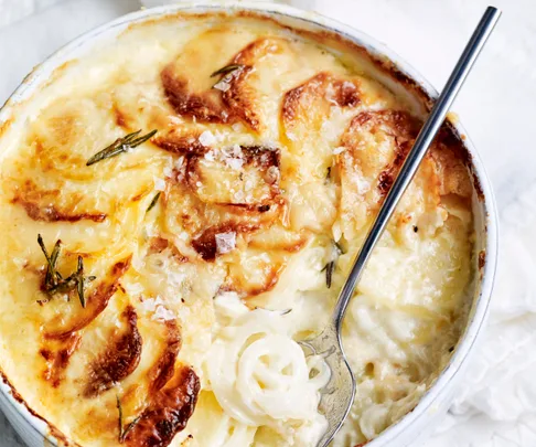 Air fryer potato bake