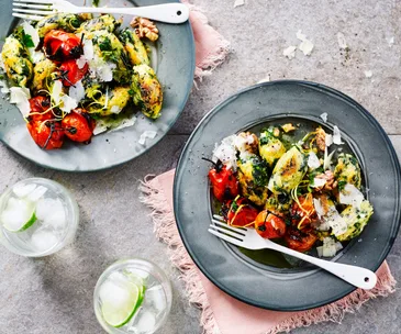 Spinach and ricotta fried gnocchi