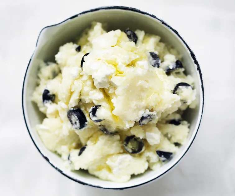 Fetta and black olive mash | Women's Weekly Food
