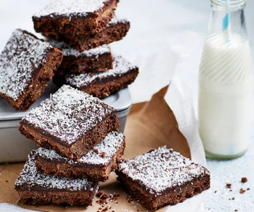 Chocolate and coconut Weet-Bix slice