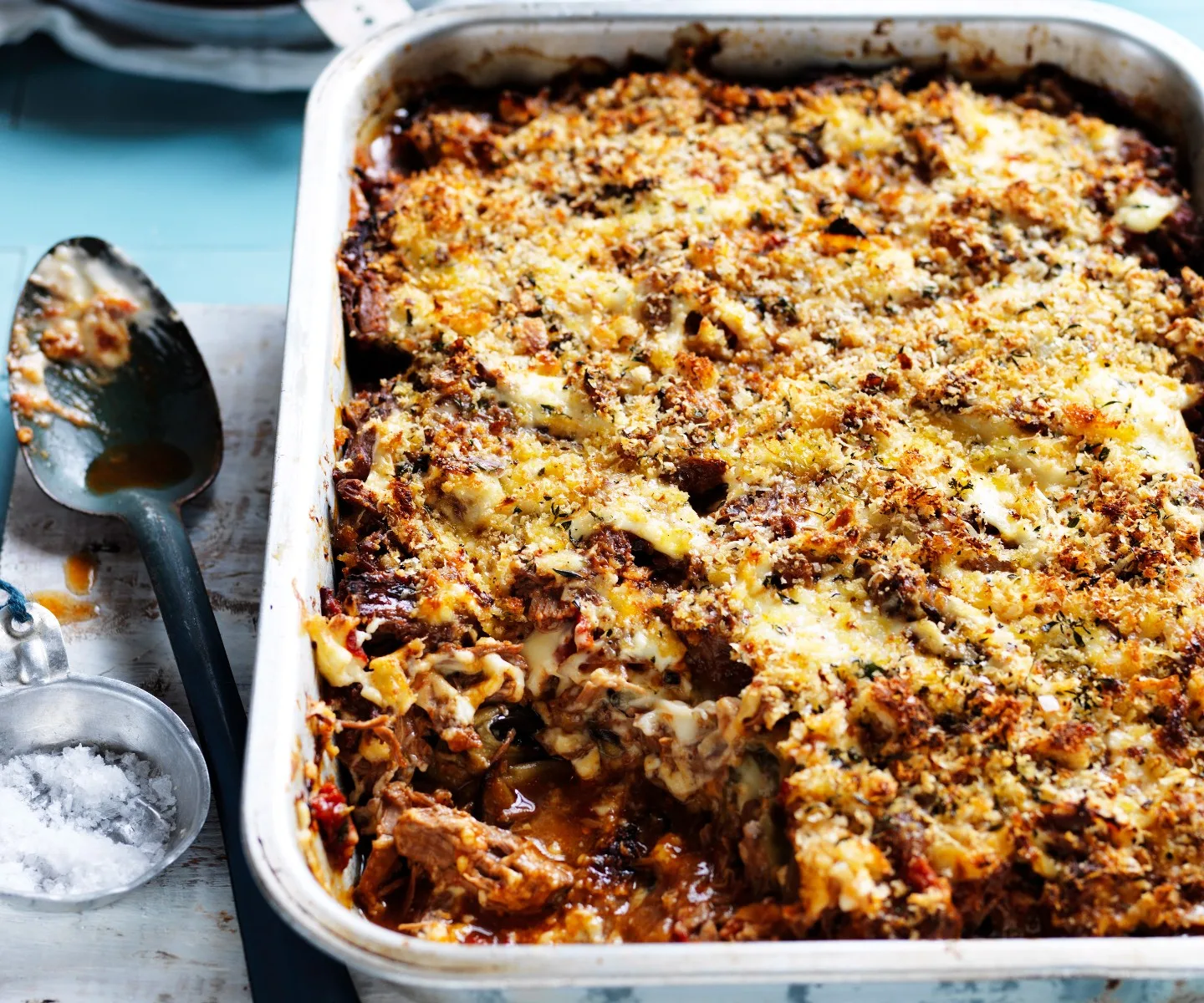 Lamb ragù moussaka-image