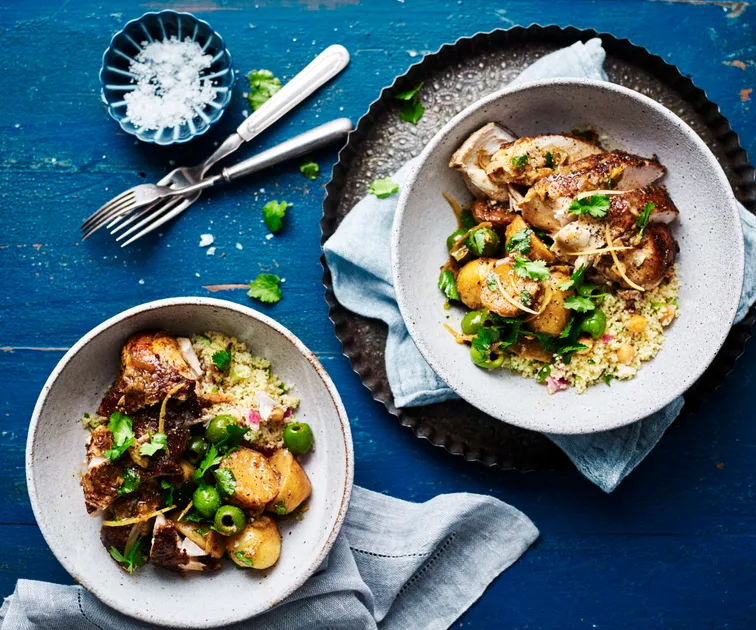 Chicken, Green Olive and Preserved Lemon Tagine