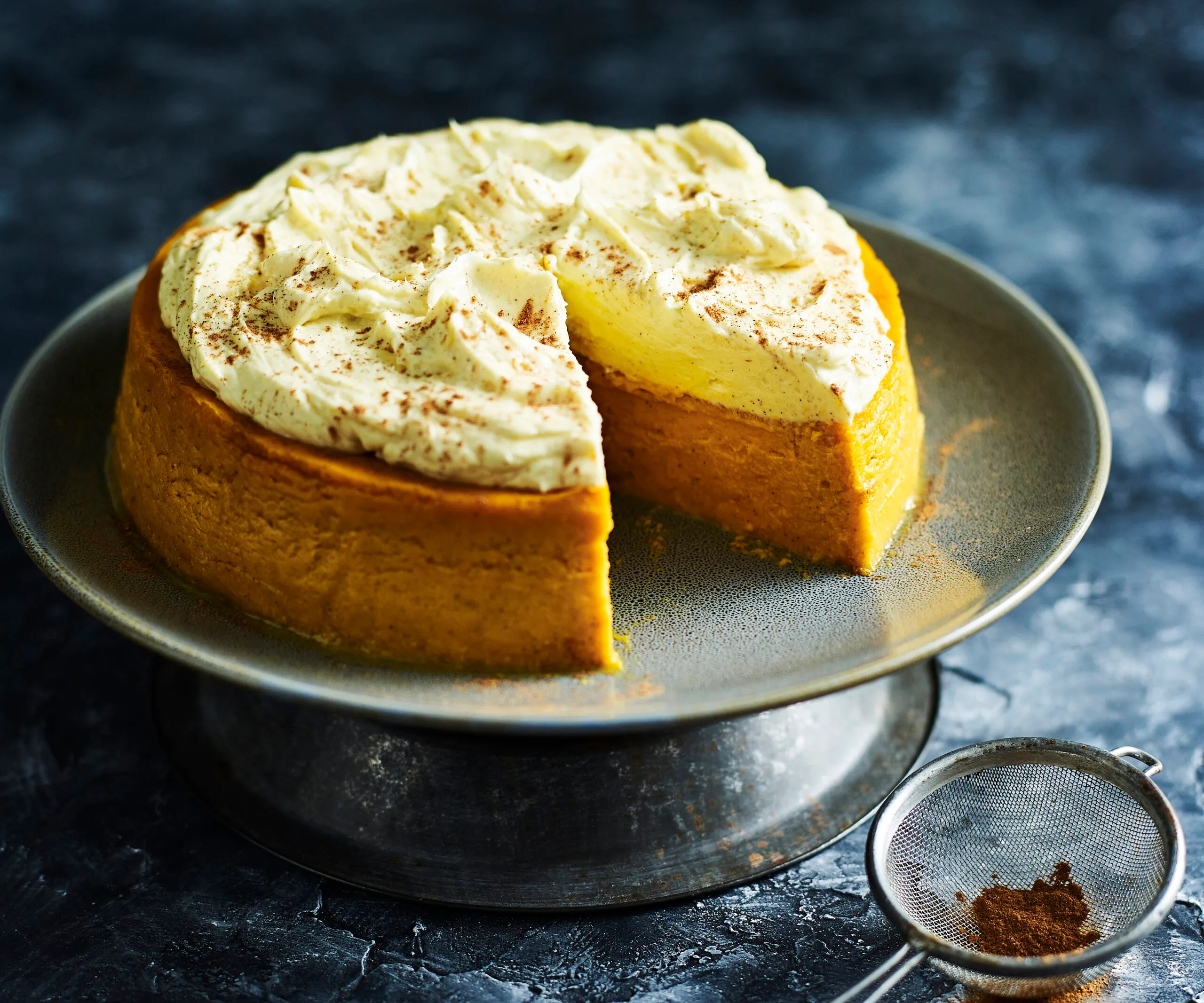Pumpkin pudding pie