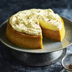 crustless pumpkin pie with cream cheese icing
