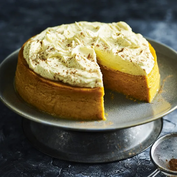 crustless pumpkin pie with cream cheese icing