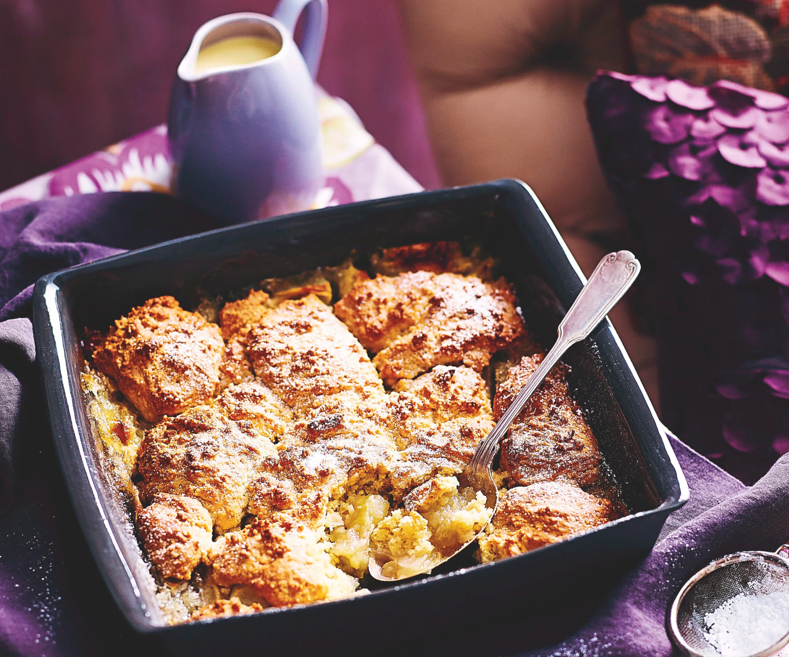 apple almond cobbler