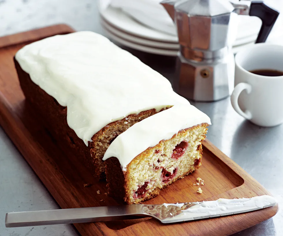 Raspberry Yoghurt Loaf