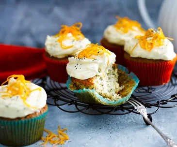 orange and poppyseed cupcakes recipe