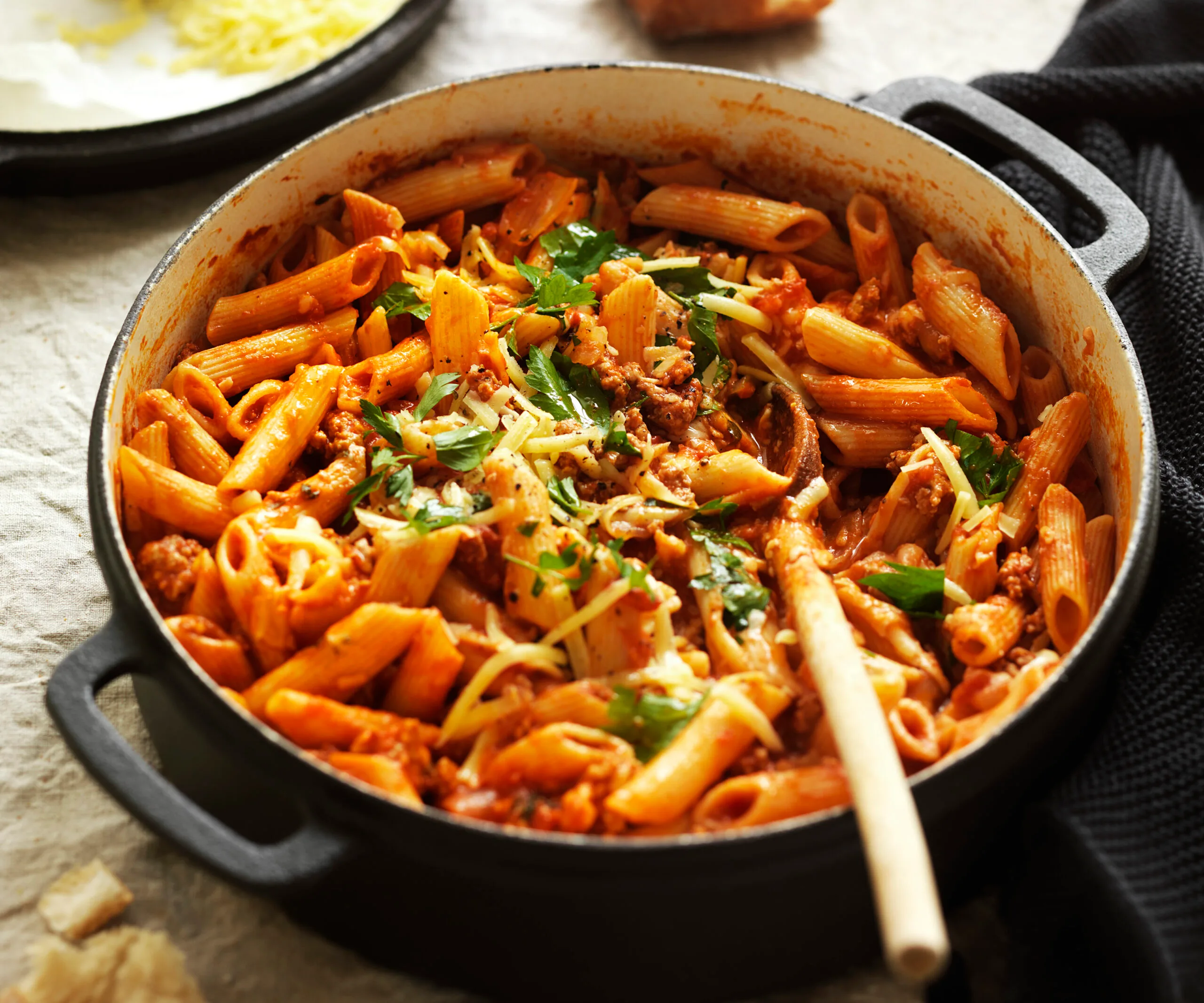 cheesy chilli bolognese