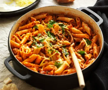 cheesy chilli bolognese