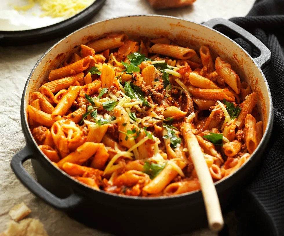 cheesy chilli bolognese