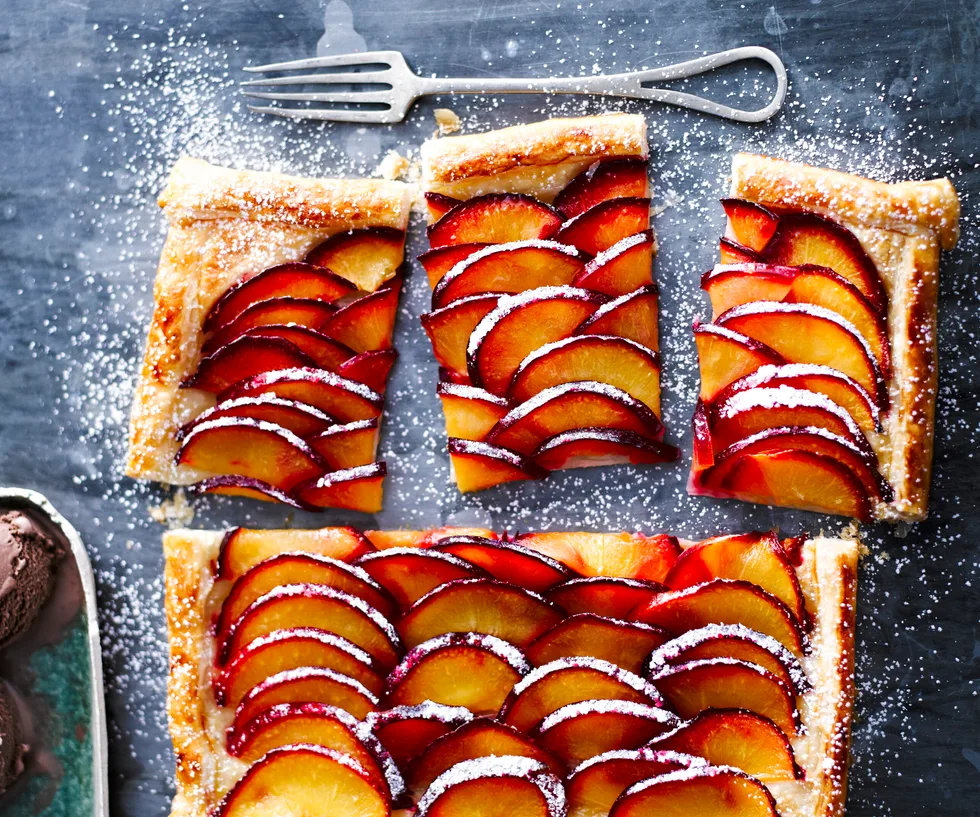 quick and easy plum tart