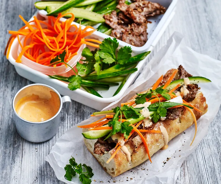 Lemongrass beef banh mi | Women's Weekly Food