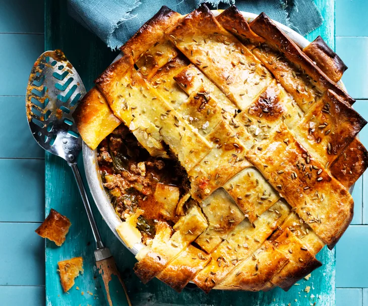 LAMB, SPINACH & FETTA PIE