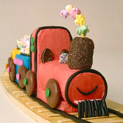 Choo-choo train cake