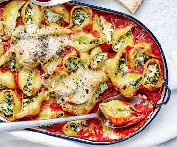 ricotta and spinach pasta bake