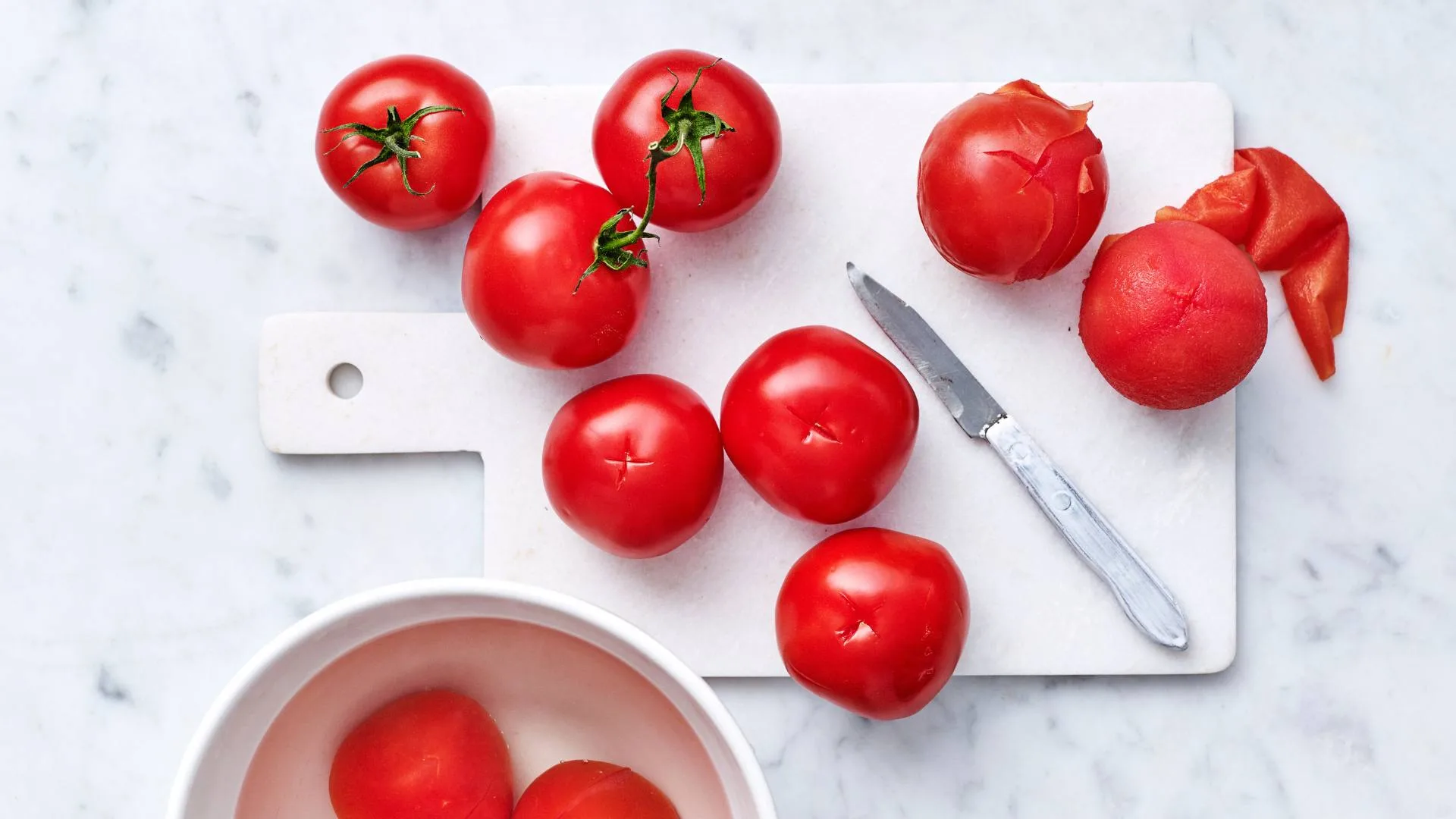 How to peel tomatoes