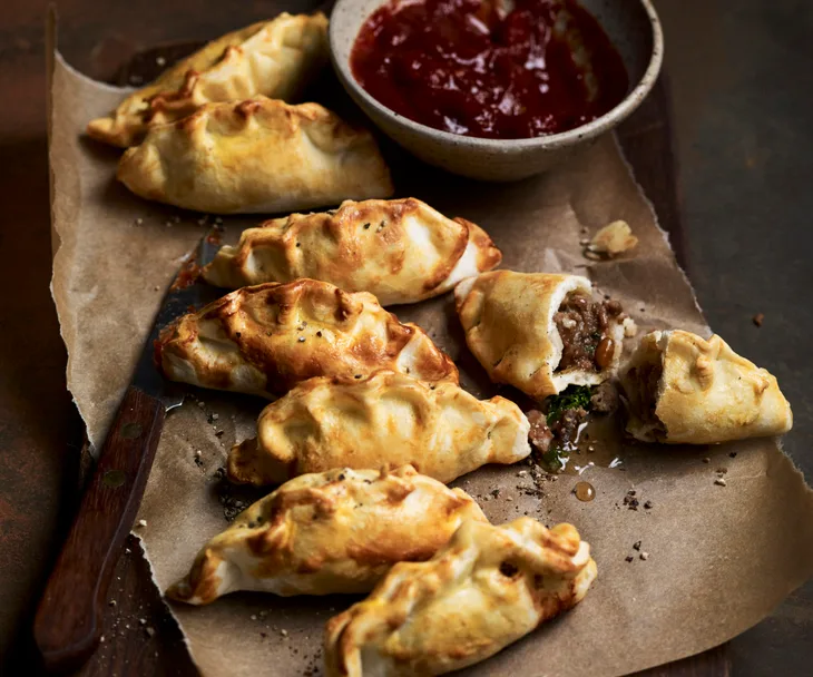 Gluten free lamb pastizzi