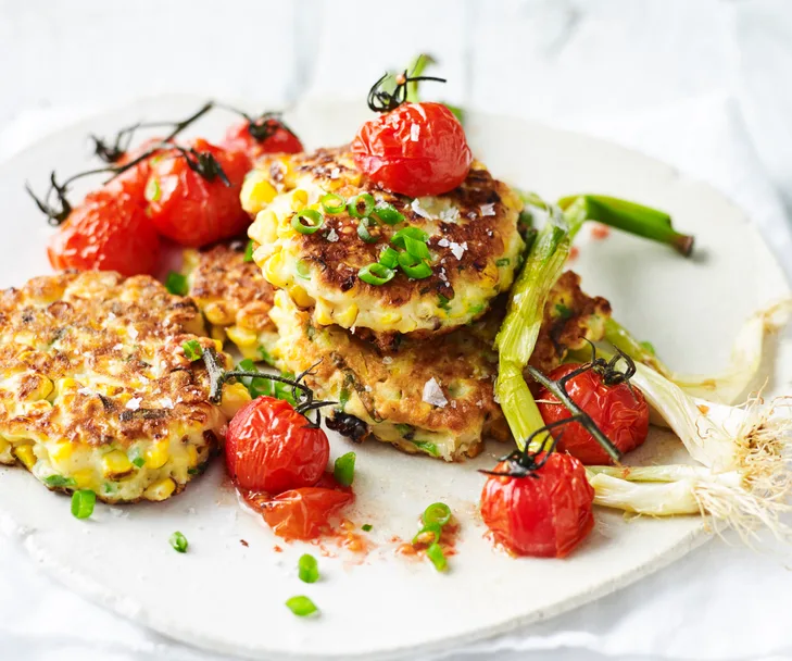 Corn and buttermilk fritters