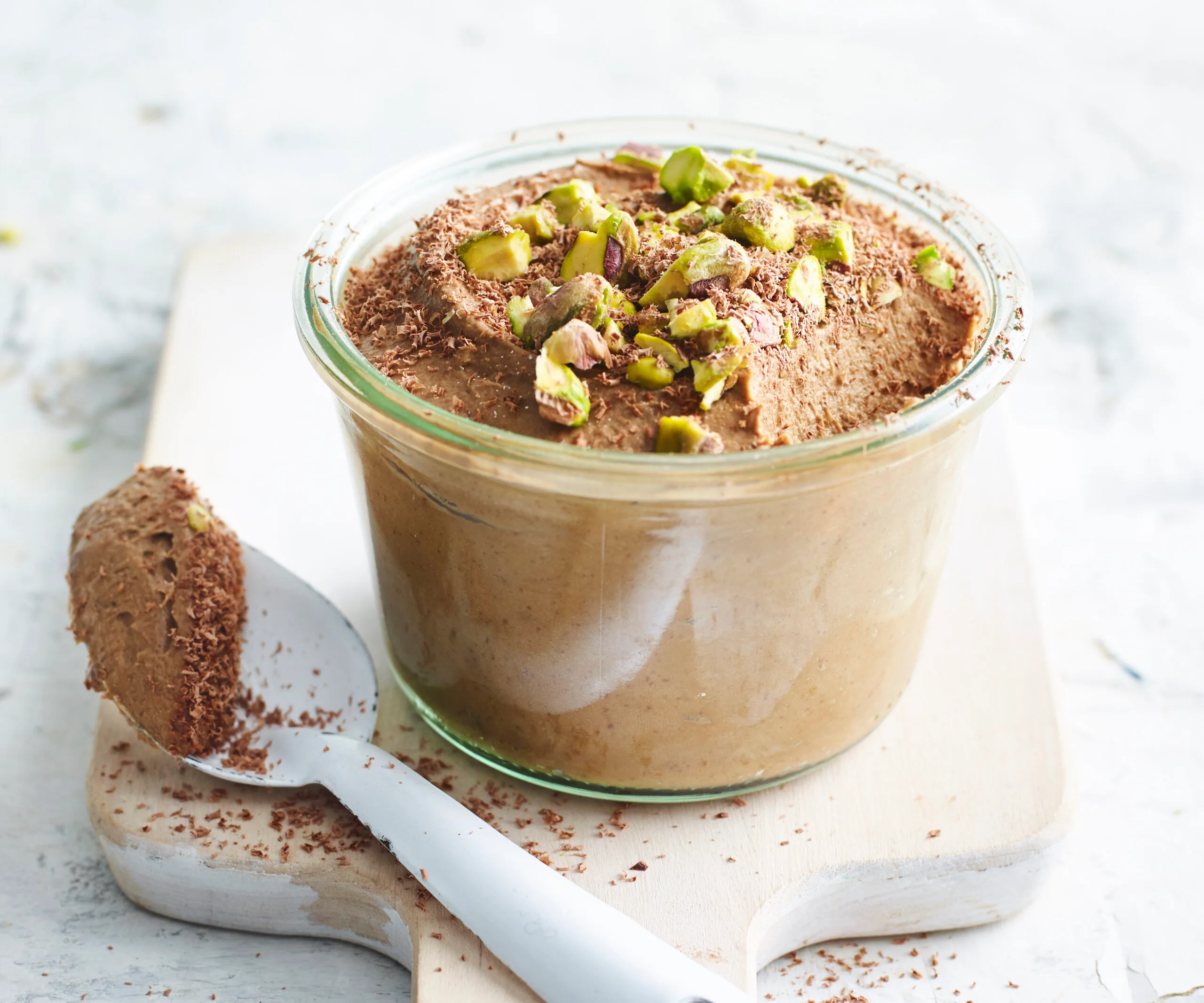 Chocolate avocado pots