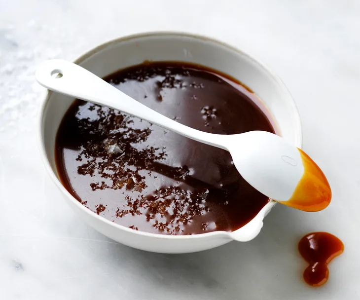 Rich caramel sauce