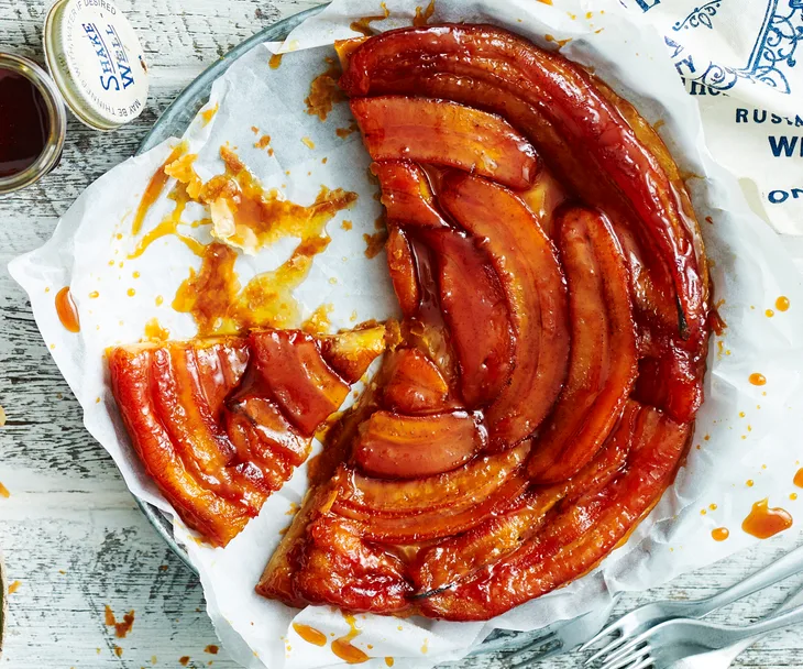 Banana tarte tatin