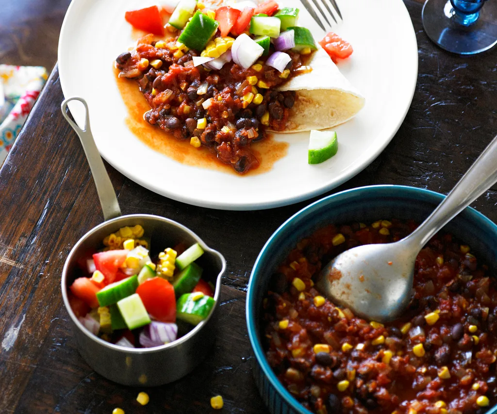 black bean, corn and chipotle stew