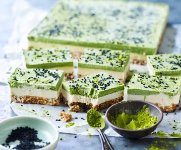Matcha mint slice