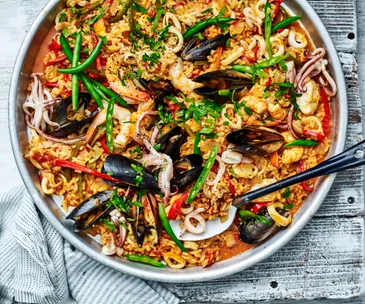 Seafood Paella recipe