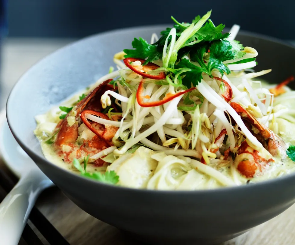 Seafood laksa