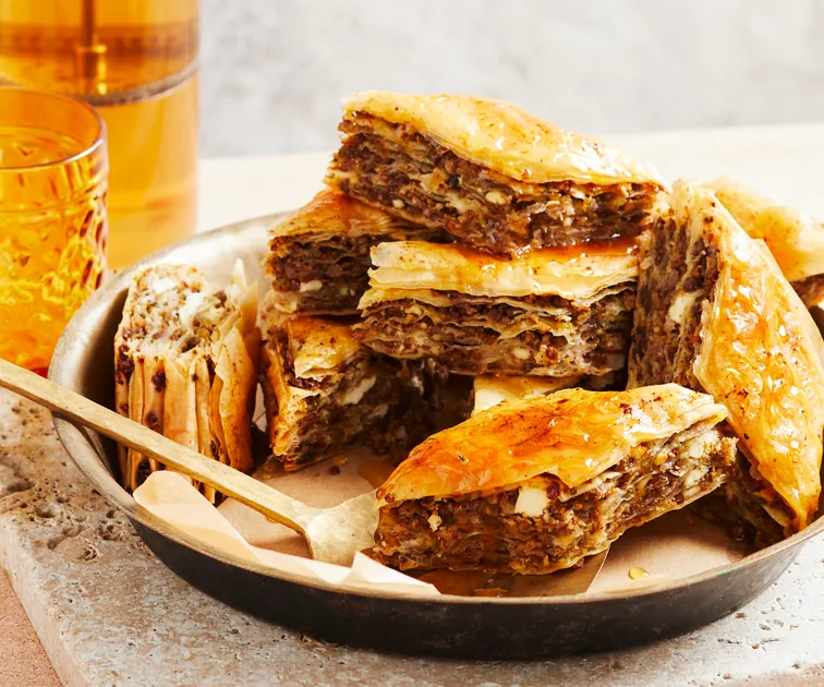 Traditional Baklava with Honey & Nuts