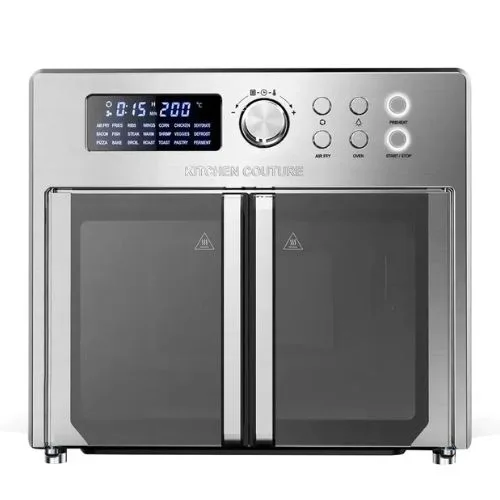 Kitchen Couture French Door Digital Air Fryer Oven 25L Silver