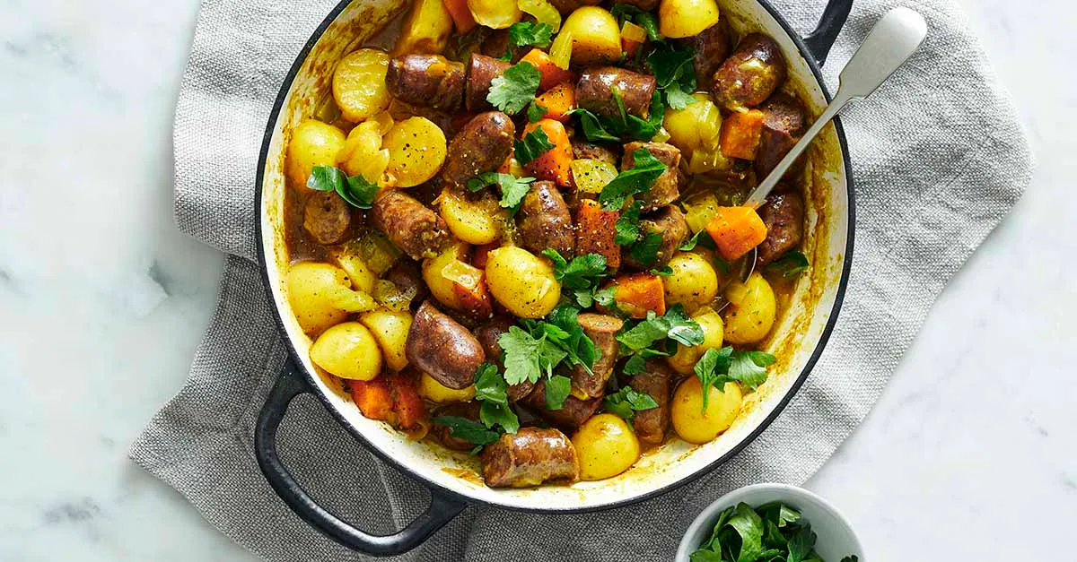 Curried sausages | Women's Weekly Food