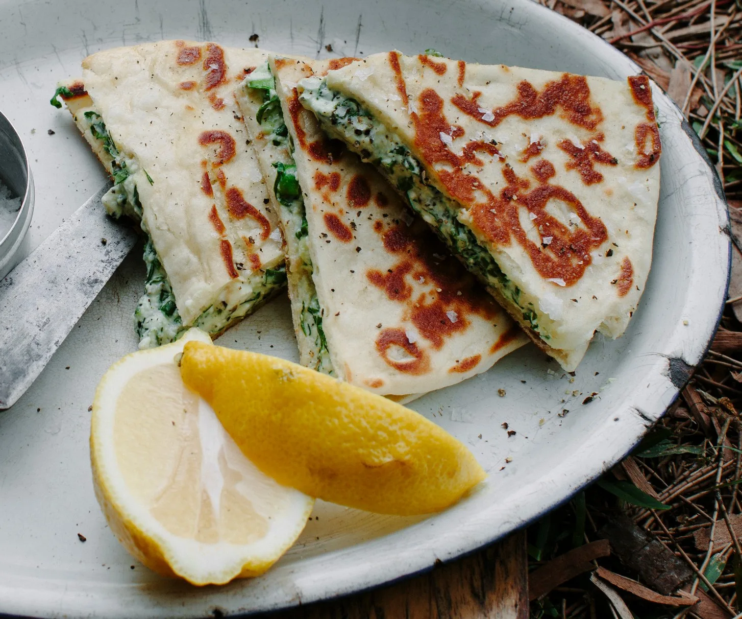 Spinach and Fetta Parcels