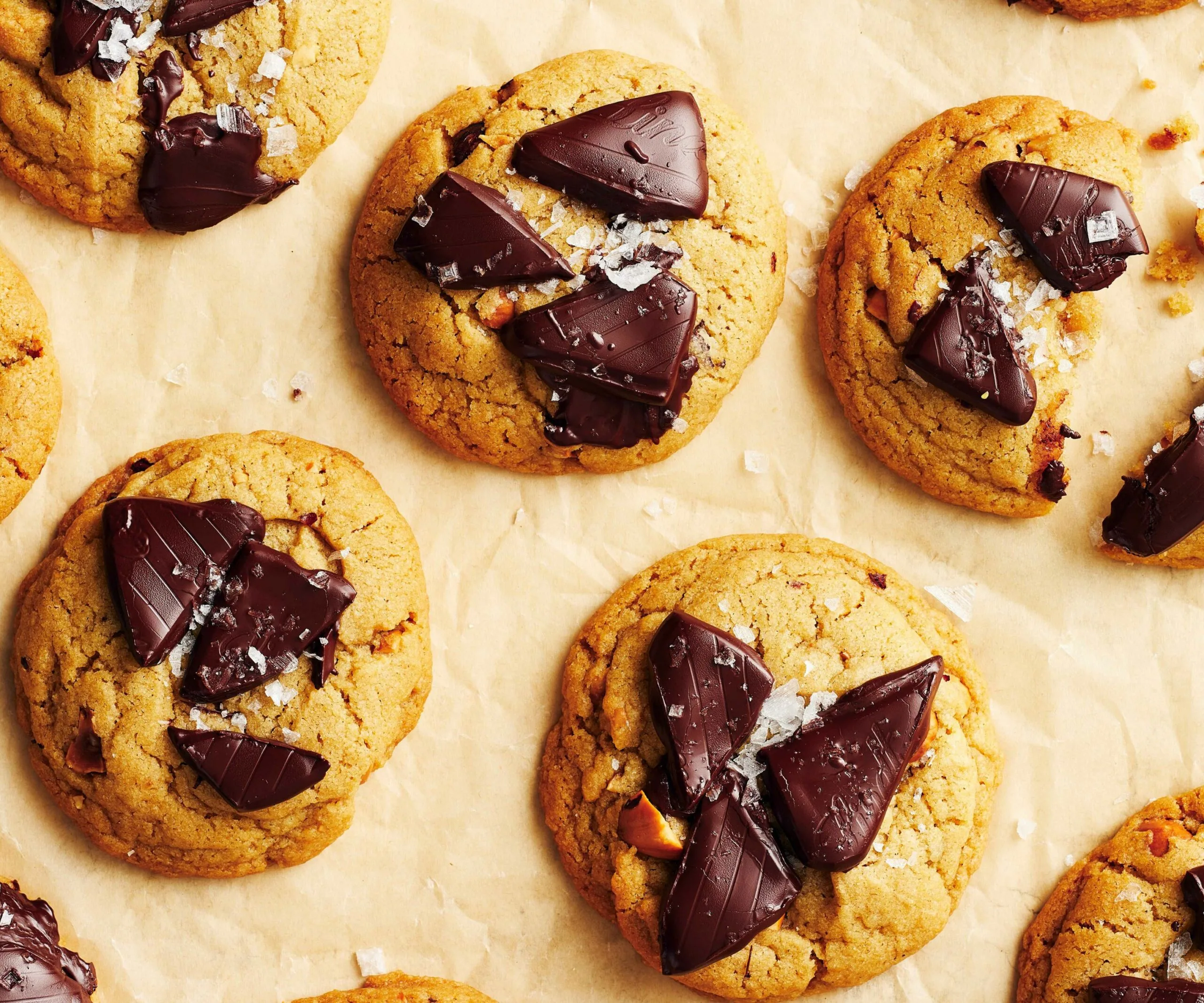 dark choc chip biscuits