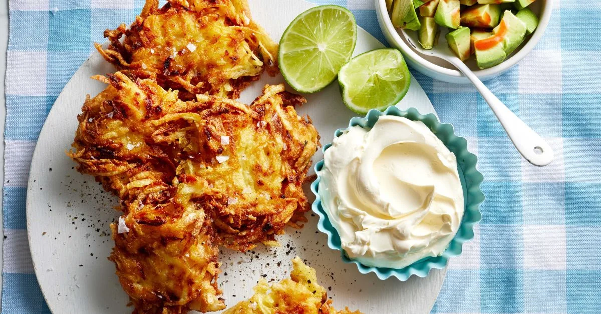 Grated potato fritters | Women's Weekly Food