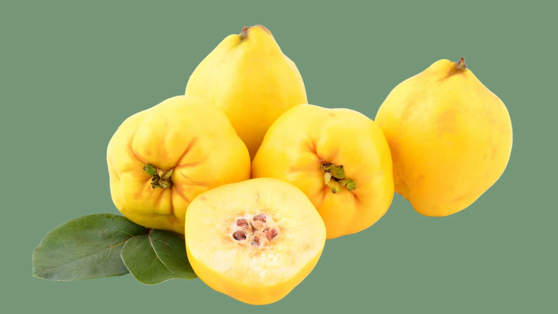 Fresh quince fruit