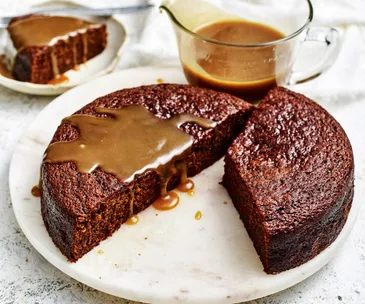 sticky date pudding with butterscotch sauce