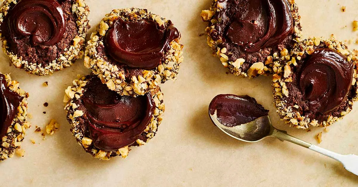 Chocolate Cornflake Biscuits with Mocha Ganache