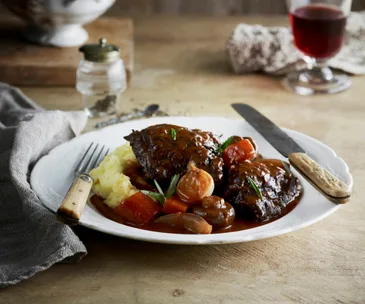 beef cheeks in a bowl