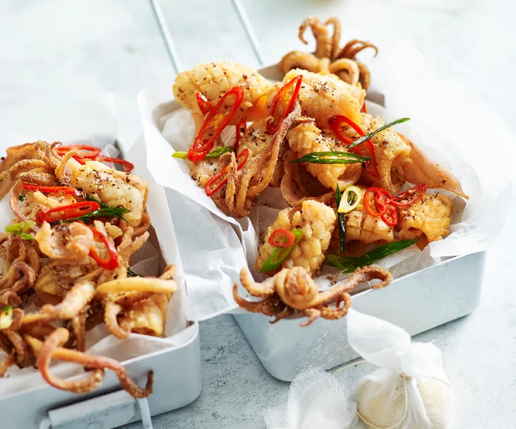 Air fryer salt & pepper squid