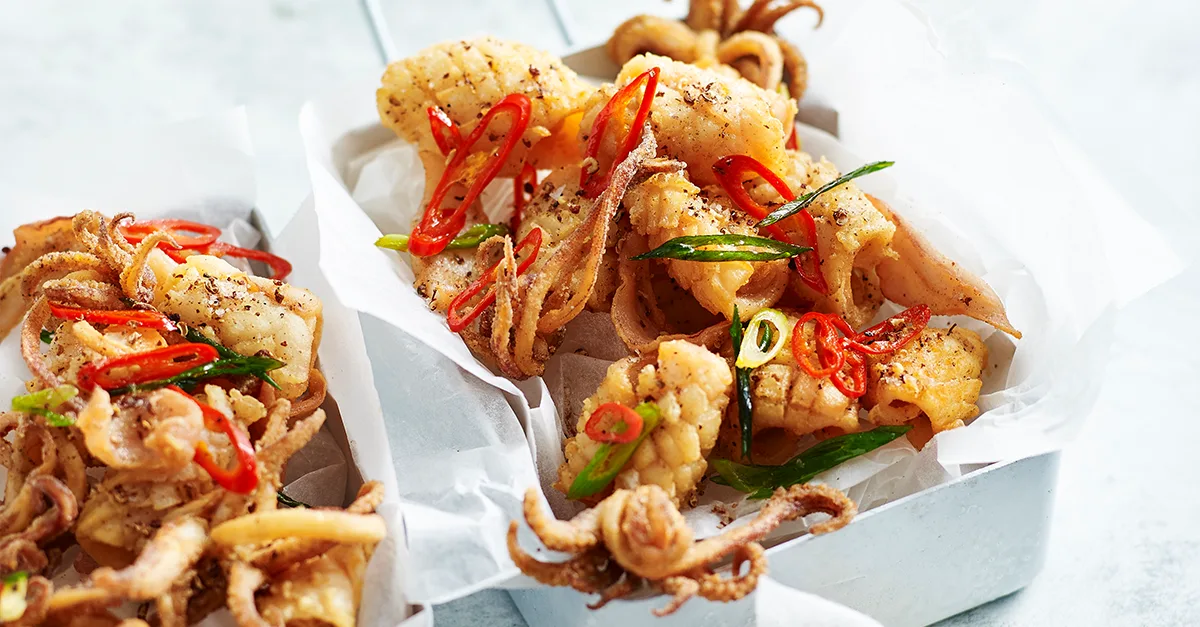 Air fryer salt & pepper squid | Women's Weekly Food