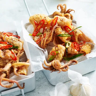 Air fryer salt and pepper squid