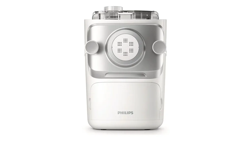 The Philips Premium Pasta & Noodle Maker is an electronic machine that takes the manual effort out of making pasta at home.